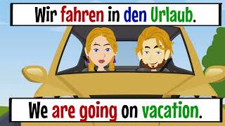 Deutsch lernen A1 Sätze mit Lücken  6  Deutsch im Alltag [upl. by Raynard]