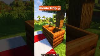 Minecraft Picnic trap 🪤 shorts [upl. by Ellimaj]