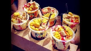 falooda mumbai mahim  Mumbai Street Food  baba Faluda recipe  Indian street food [upl. by Solrak]