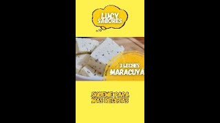 Postre de 3 LECHES de MARACUYÁ fácil y rápido [upl. by Ariaet]