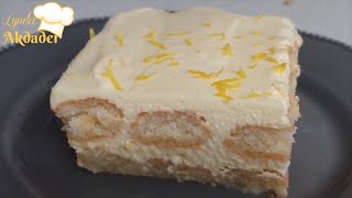 Tiramisu au citron une tuerie 🍋تحلية باليمون تيراميسو🍋 [upl. by Swigart36]