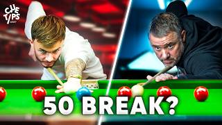 Stephen Hendry amp James Maddison Attempt A 50 Break Playing Together [upl. by Ahkihs]