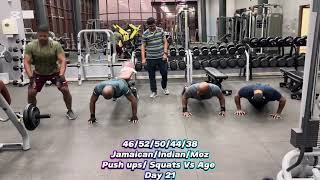 Push ups  squats Vs Age [upl. by Marley794]