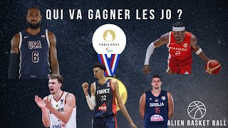 Mes Pronos pour les JO Paris 2024  Basketball Homme 55  Classement Qualifiés Power Ranking 🏀 [upl. by Dragoon942]