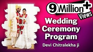 Devi Chitralekhaji  Wedding Ceremony Program  23 May 2017  Promise On Her Marriage [upl. by Jana]