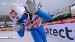 Halvor Egner Granerud gewinnt das Samstagsspringen in Klingenthal beide Sprünge 1405m  1415m [upl. by Odlaw141]