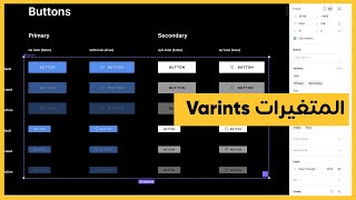 Variants in Figma  المتغيرات [upl. by Moscow]