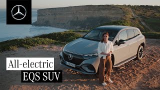 The New EQS SUV Test Drive with the allElectric Large Luxury SUV [upl. by Enajyram]