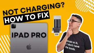 The Best Method To Opening an iPad Pro amp Replacing The USB C Port [upl. by Anwad]