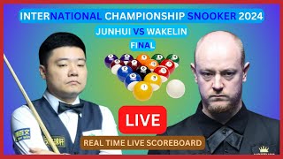 2024 International Championship Snooker Final LIVE Score UPDATE Today Wakelin Vs Junhui Nov 10 2024 [upl. by Kurr]