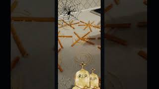 Halloween Cobweb treats diy halloween halloweenideas halloweenmusic spookyseason [upl. by Abihsat]