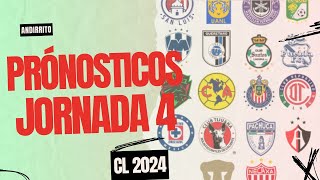 Pronósticos Jornada 4 Liga MX  C2024 [upl. by Ivor]