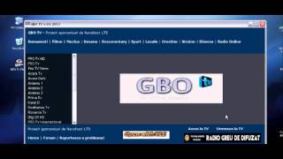 Vizionare TV Online  GBO TV Player [upl. by Brasca466]