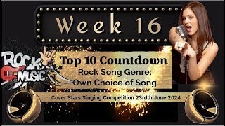 Cover Stars Week 16 Singing Competition  Top 50 Entries  Rock Week 🎸 [upl. by Suiratnod]