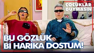 Haluk ve Meltem üç boyutlu televizyonla tanışıyor 😂  Çocuklar Duymasın 34 Bölüm [upl. by Winn]