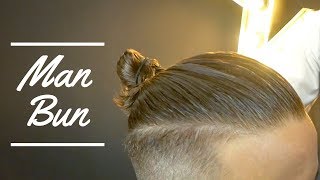 Mens Hairstyles  How to make a Man Bun  MAN BUN TUTORIAL [upl. by Hough63]