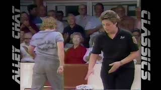 Alley Chat Classics  Candlepin Bowling  Sharon Rawson vs Debbie Tobey [upl. by Ramah]