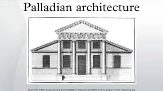 Palladian architecture [upl. by Oderf748]