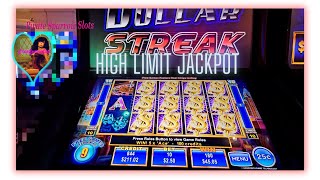 Big Win Alert Hitting The High Limit Jackpot At Winstar World Casino On Dollar Streak Slot [upl. by Rapsac]