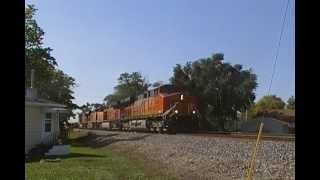 BNSF 7544 East Coal City IL 92709 [upl. by Lisabet]