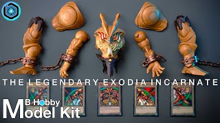 YuGiOh The Legendary Exodia Incarnate Model Kit  Speed Build  ASMR [upl. by Annwahsal]