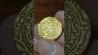 EGYPT FATIMID CALIPHS alMuizz 953975 Gold Dinar Misr AH 364 coin monedas gold islam history [upl. by Anatsirhc]