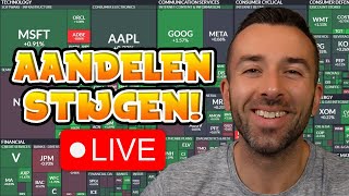 AANDELEN STIJGEN WEER  TERUG VAN VAKANTIE  LIVE [upl. by Srini]