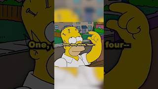 Homer survives even when a nail gets stuck in his forehead simpson shorts [upl. by Quennie506]