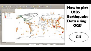 How to plot USGS Earthquake Data using QGIS [upl. by Adelia]