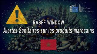 Alertes sanitaires sur les produits marocains  RASFF European Commission [upl. by Lilybel]