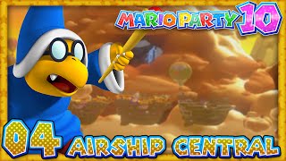 Mario Party 10 Part 04  Airship Central 4 Player [upl. by Gean]