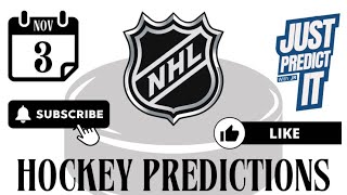 NHL PREDICTIONS TODAY 1132024  FREE PICKS ALL GAMES [upl. by Damalus]