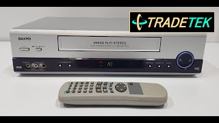 Sanyo VHRVK910A 6 Head VCR Player amp Recorder  Demo [upl. by Kubiak690]