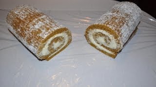 How to make Pumpkin Roll with out cracking [upl. by Carmen]