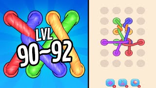 🏅 TANGLE ROPE 3D 🤪 Level 9092 🧩 Gameplay Walkthrough [upl. by Kall412]