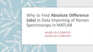 Lecture 5  Wavenumber Truncation of Spectroscopic Data in MATLAB [upl. by Annaeirb]