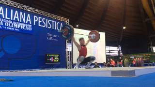 Finali Seniores 2015  Record Strappo Scarantino 120 kg [upl. by Linis]