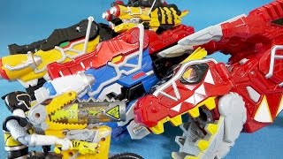 파워레인저 다이노포스 디노체이서 셀 가브티라 드 카니발 티라노킹 또봇 장난감 Power Rangers Dino Charge toys Deinochaser cell [upl. by Ramedlav]