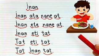 İ sesi okumu çalışması 1 sınıf okuma yazma öğretim gazanya 👈  quot İ quot sesini kolay şekilde öğreme [upl. by Jakob216]