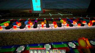 Minecraft RedPower  Logic  Wiring Lighting quotIfquot quotGatequotdecoder  Lamp Dial [upl. by Rossy]