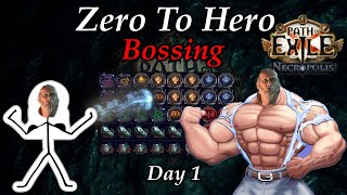 Path of Exile  324  Zero To Hero Bossing  Freezing Pulse Ice Spear Totems  Day 1 [upl. by Inavoig]