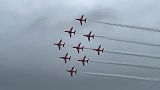 Red Arrows RIAT 2024 [upl. by Ellenaj]