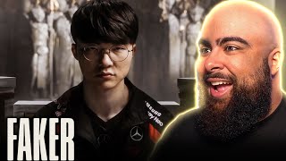 League Of Legends NOOB REACTS TO Hall Of Legends Faker [upl. by Haidej]