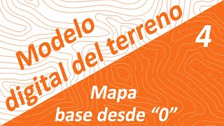 Mapa base desde 0 Descarga modelo digital del terreno Crear geotiff Qgis [upl. by Gisele]