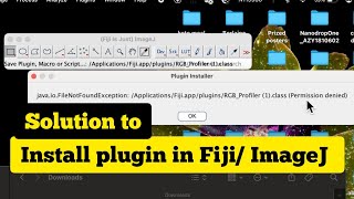 How to install Plugins in Fiji  solution to Fiji Plugin permission denied [upl. by Lefkowitz]