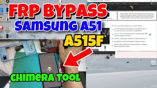 Samsung A51 FRP bypass  SMA515F frp bypass using Chimera Test point [upl. by Anid]