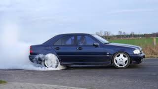 Mercedes C230 Kompressor burnout W202 [upl. by Devitt261]