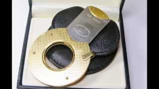 Vintage Alfred Dunhill Gold Plated amp Steel Cigar Cutter [upl. by Fantasia702]