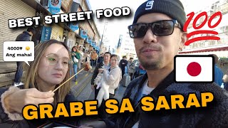 SIKAT NA STREET FOODS SA TOKYO  GRABE SA SARAP 🇯🇵  Buhay sa Japan [upl. by Baryram]