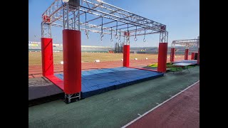 2024 UIPM Olympics Competition Sport Event Obstacles for Modern Pentathlon Racing [upl. by Aislehc]